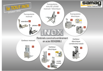 Gamme de matériels INOX